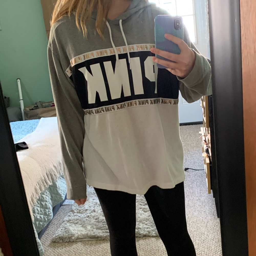 Pink hoodie